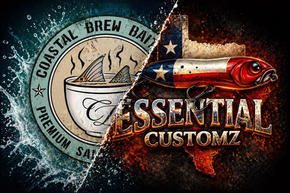Coastal Brew/Essential Customs Custom Combo (3-pack Jig plus 6 pack lures)
